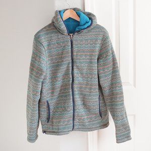 The North Face Reversible Zip Fleece Hooded Jacket